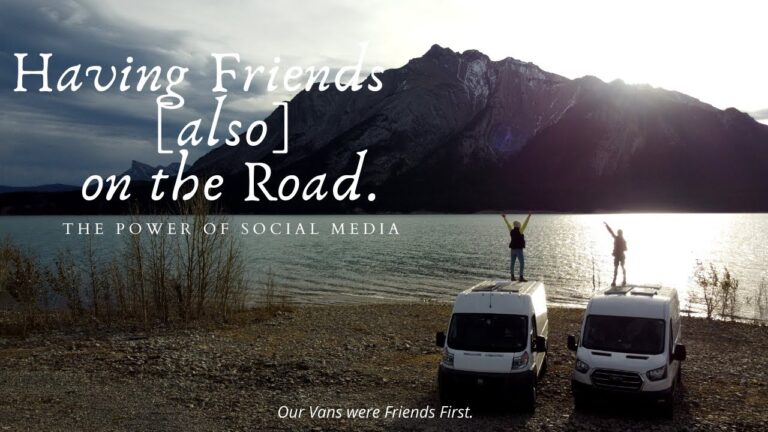 Meeting New Friends on the Road | Abraham Lake, AB  | Solo VanLife